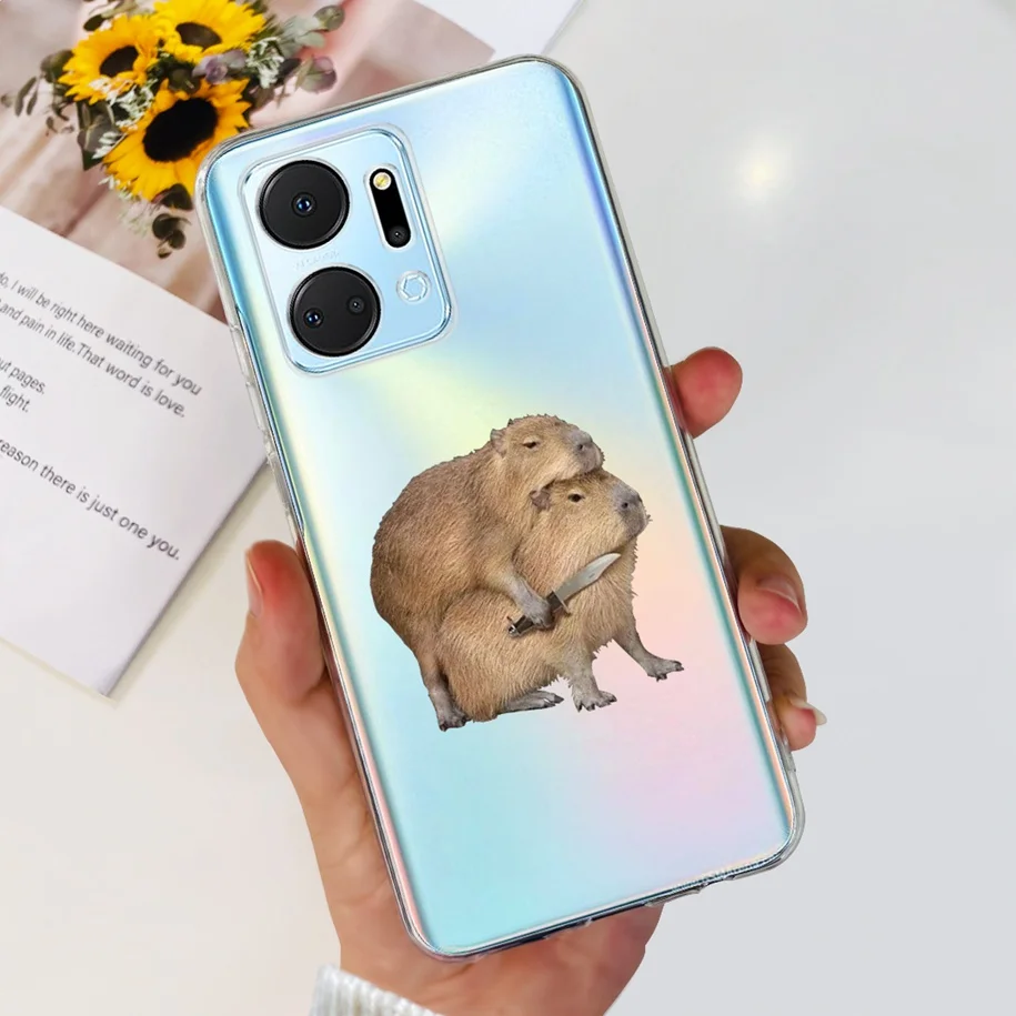 Elegant Silicone Soft TPU Phone Case - Flexible Protective Cover for 6.75-Inch Smartphones
