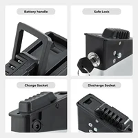 LAFLY X3 X5 JINGHMA R7 R5 batterie 48V 20Ah 14Ah 10Ah DCH 006 Batteries pour 1000w 800w 750w E vélo batterie intégrée DCH-006 4