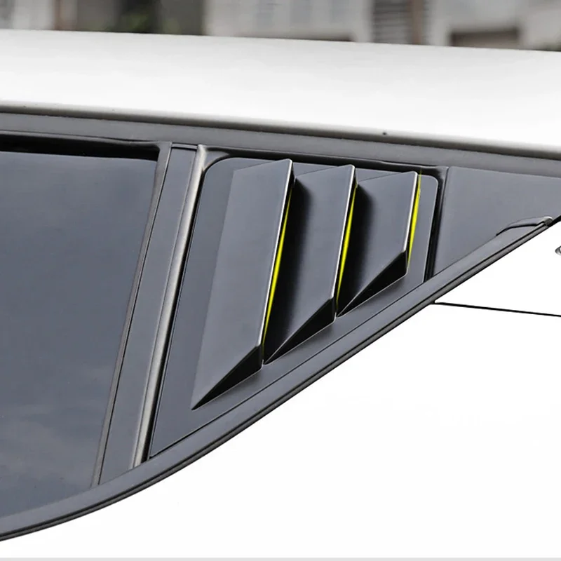 Car Rear Window Sticker 2Pcs Cover Triangle Shutters Trim for Toyota C-HR CHR C HR Car Accessories Decal