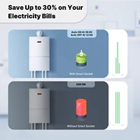 MOES Smart Plug Matter Wi-Fi Socket 16A Smart Timer Outlet Power Monitor Support TUYA  Apple Homekit Work With Google Home Alexa - Image 3