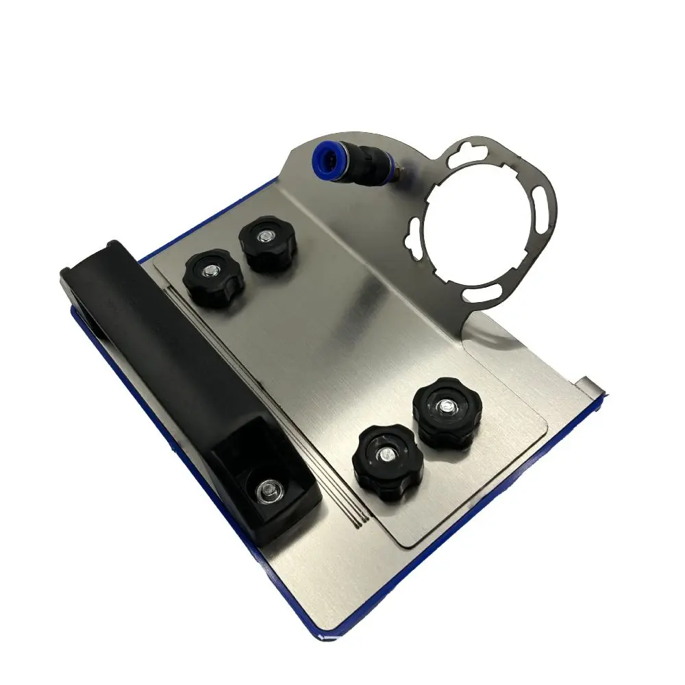 Stainless Steel Angle Grinder Stand Secure Clamping 45&deg; Chamfer Cutting Chamfered Bracket Base Attachment Easy Adjustment