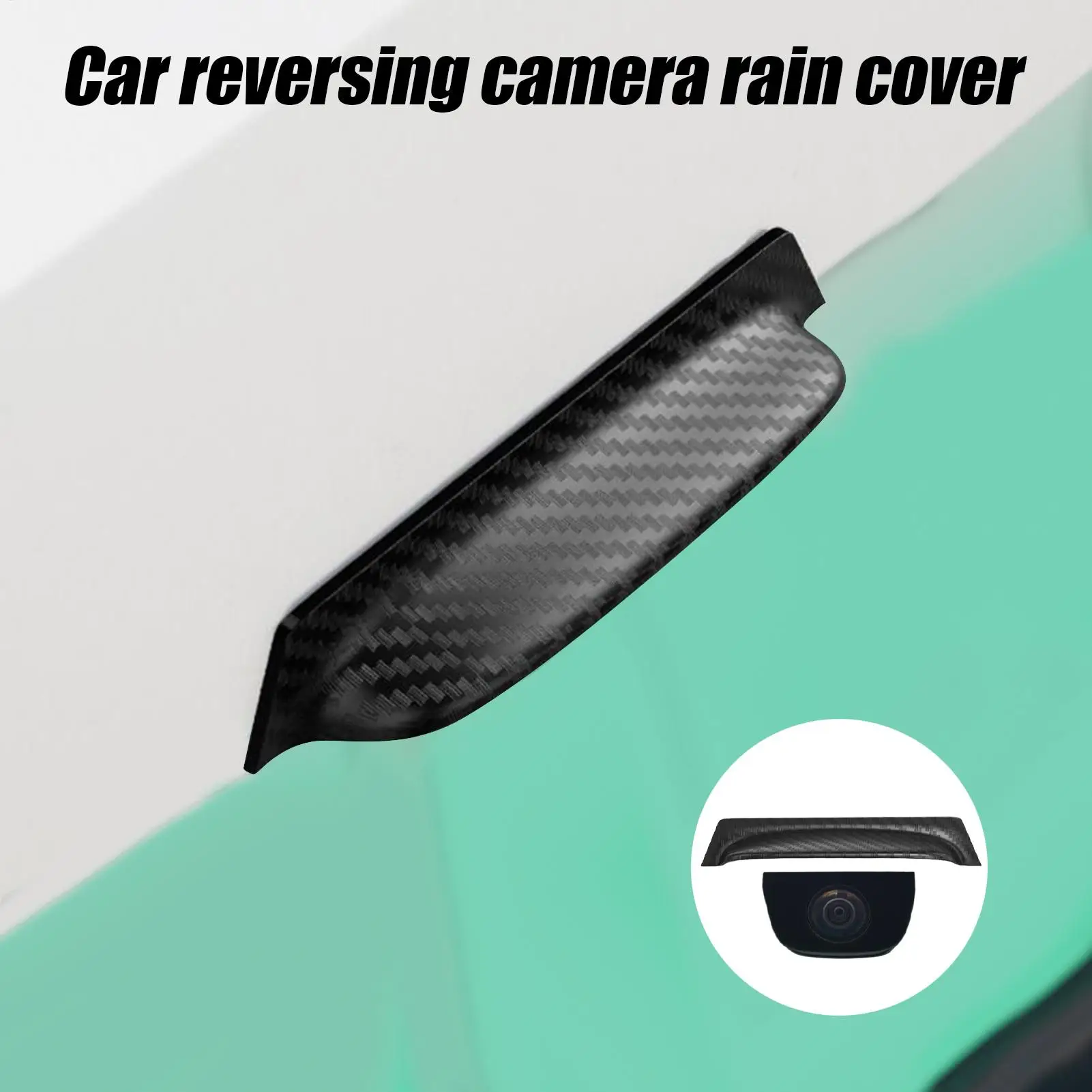 For car reversing camera rain cover Rear Camera Rain Shield 360 Degree View Reversing Camera Trim Modification Dust Protection