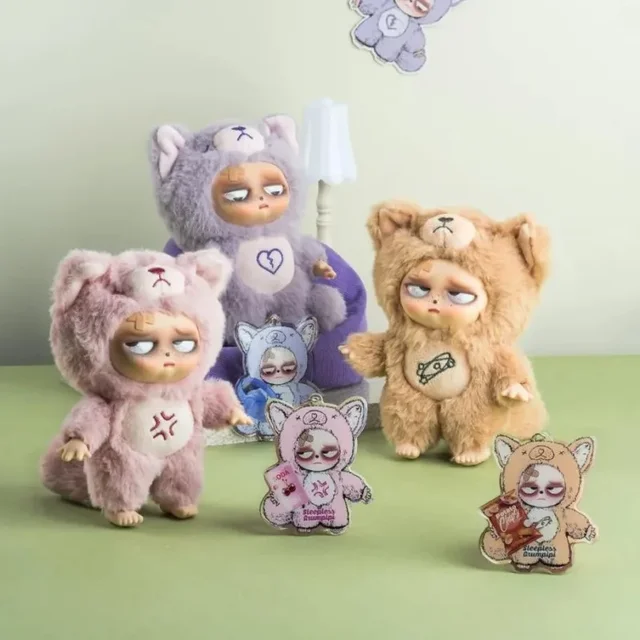 Kawaii Sleepless Grumpipi Series Blind Box Vinyl Cute Doll