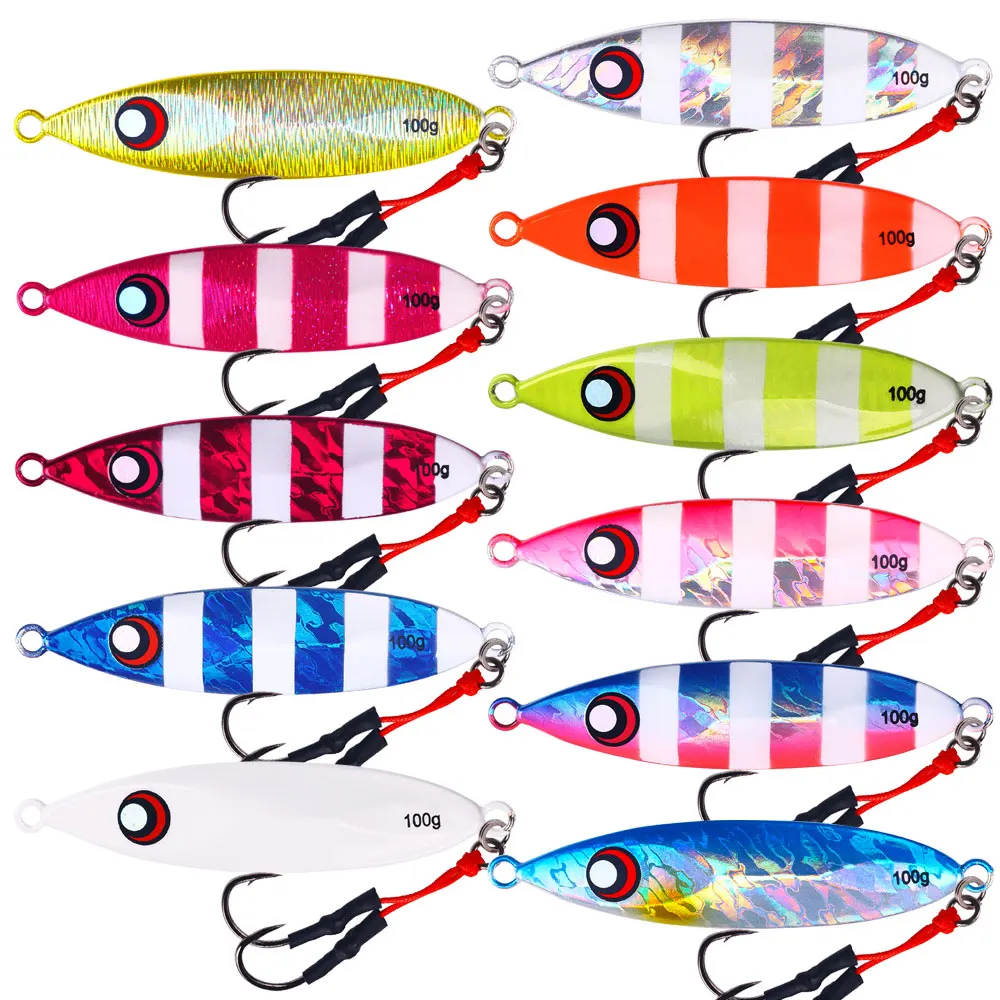 Slow Sinking Metal Jig 120g 150g 200g 250g 300g Long Casting Slow ...
