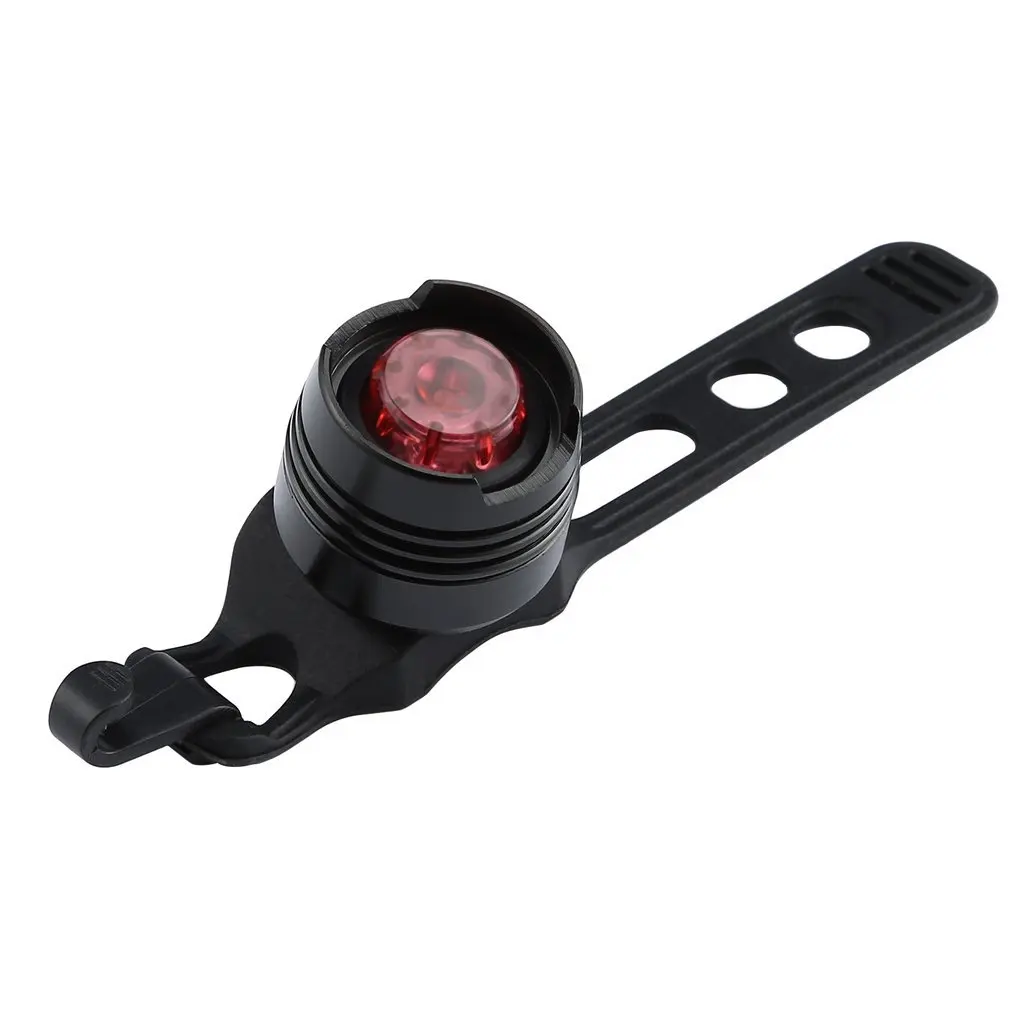 

LED Waterproof Bike Bicycle Rear Helmet Red Flash Lights Safety Warning Lamp Cycling Caution Indicator Light 3 Modes