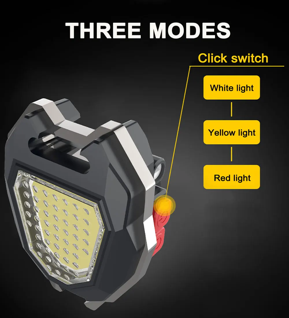 

LED Portable Flashlight Outdoor Camping Multifunction Keychain Light USB Rechargeable Lights With Cigarette Lighter Corkscrew