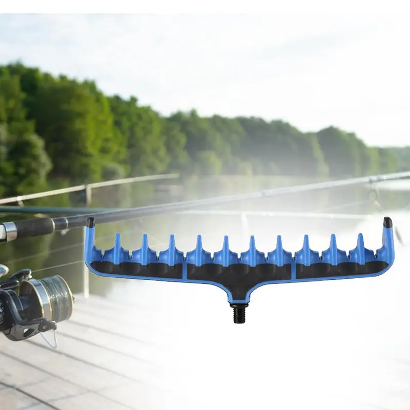 Rod Holders For Fishing Horizontal Rod Storage Rack Screw-In Tripod Tackle Accessories Carp Equipment Rake Bracket Head Gear