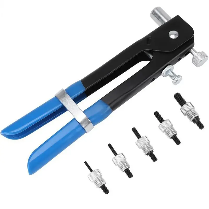 86PCS/Set Rivet Nuts Kit M3-M8+ Rivet Nut Gun+ Nut Mandrels Repairtool Flatheadscrew Crimp Plier Insert Nuts