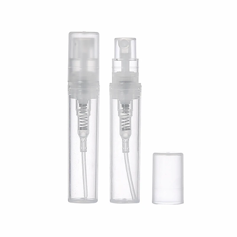 200pcs/lot 2ML Transparent Plastic Spray Bottle Small Cosmetic Packing Atomizer Perfume Bottles Atomizing Spray Liquid Container spray bottle perfume bottle mini perfume bottle