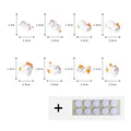8pc white
