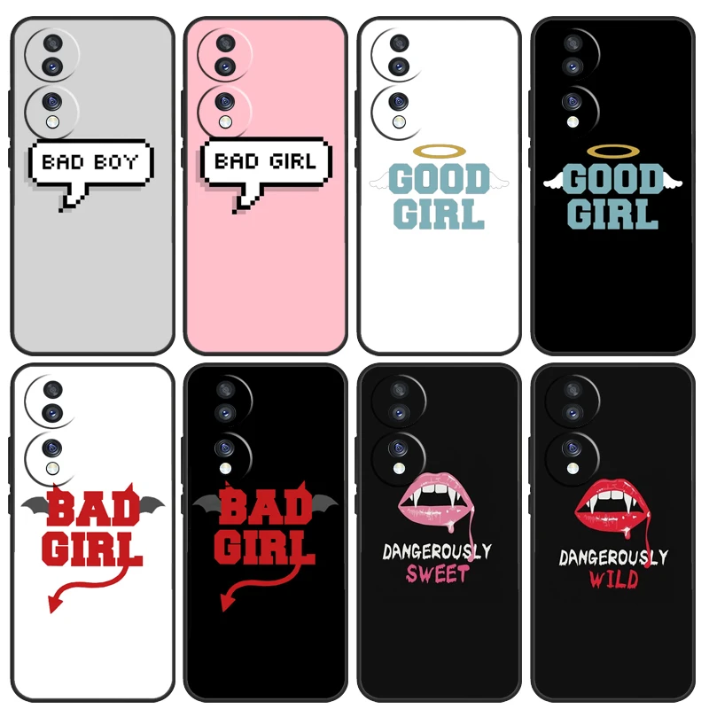 Good Bad Girl Best Friend Case Per Honor X8 X6 X7 X9 Magic 4 5 Pro 50 70 90 Lite 8X Honor X9A X6A X7A X8A X9B Cover