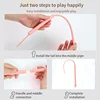 Simulated Mouse Tail Cat Toy Cat Teaser Funny Stick Silicone Long Tail Pet Interactive Toys for Cats Kitten Hunting Pet Products 2