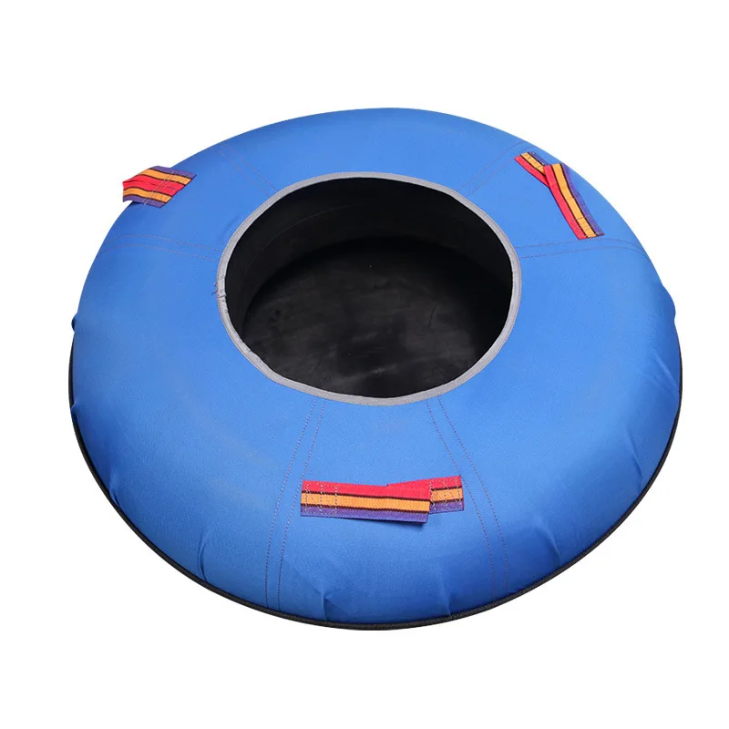 Adult PVC Ski Tire Children's Snowboard Inflatable Ski Ring Double Play Snow Double Handle Snow Toy Tubes