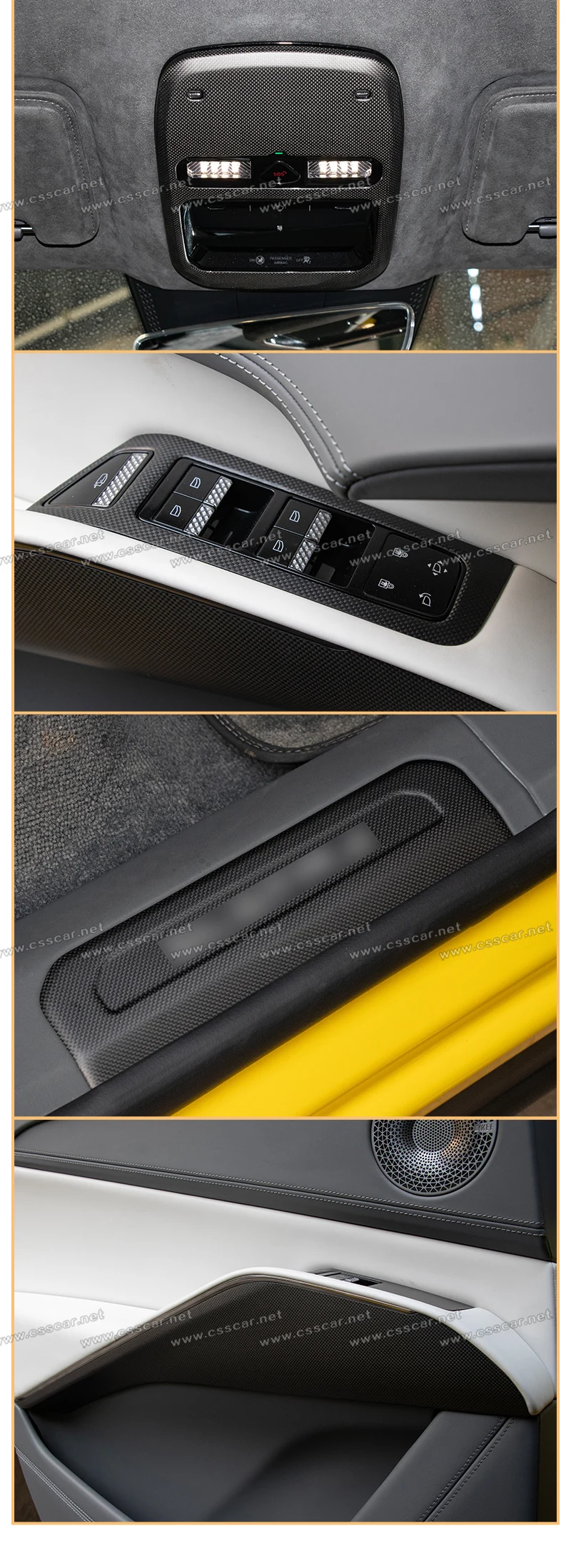 Auto Innere Leselampe Abdeckung Links Rechts Vorne Fenster Schalter Panel Trim Zentrale Steuerung Dekorieren Teile Für Lotus Eletre OEM Stil – Detail 6