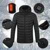 Men's Heating Jacket 21Area Four Switch Control,USB Electric Heated Coat,Self Heating Vest,Thermal Jacket Warm Winter Coat 4