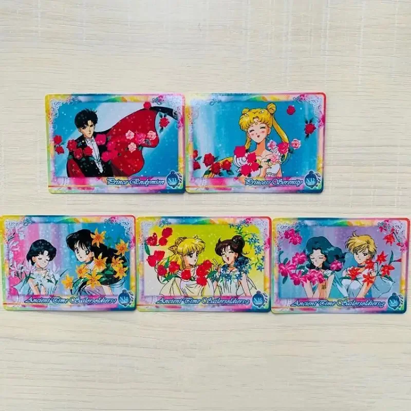 

5Pcs/set Self Made Sailor Moon Aino Minako Chibiusa Tenoh Haruka Tsukino Usagi Anime Characters Classic Series Collection Card