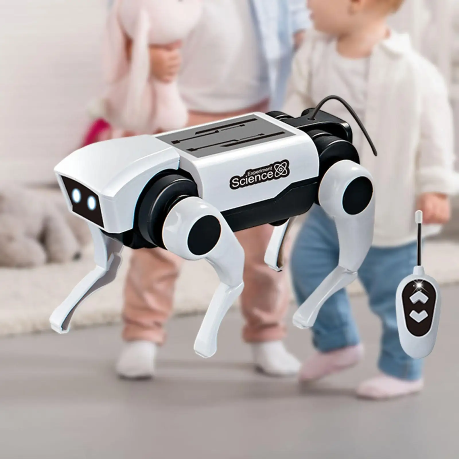 Electric Mechanical Dog 3D Puzzle Assembly Stem DIY Self Assembly Robot Dog Toy for Adults Kids Children Girls Birthday Gifts