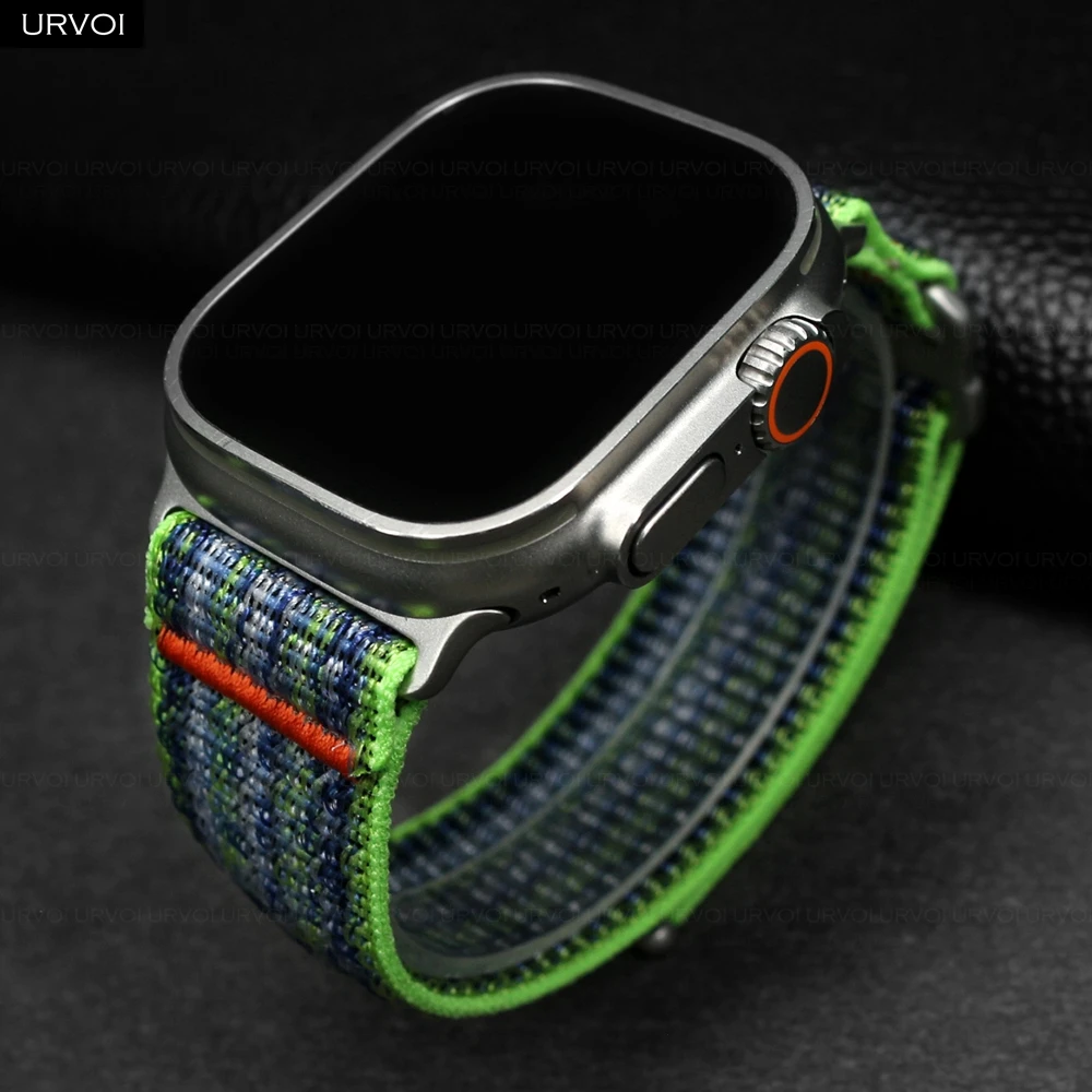 Nylon Loop Band with Hook-and-Loop Fastener for Smartwatch – Durable Wristband Strap