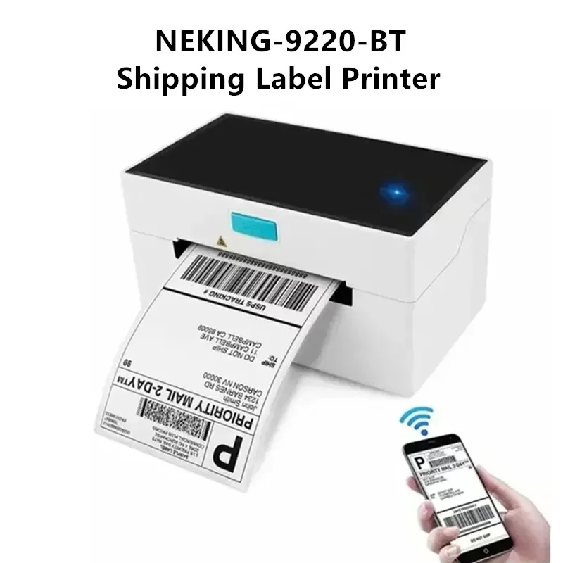 

NEKING Shipping Label Printer Logistics Warehouse Express Waybill Address Barcode Sticker USB Bluetooth 4-inch Thermal Printer