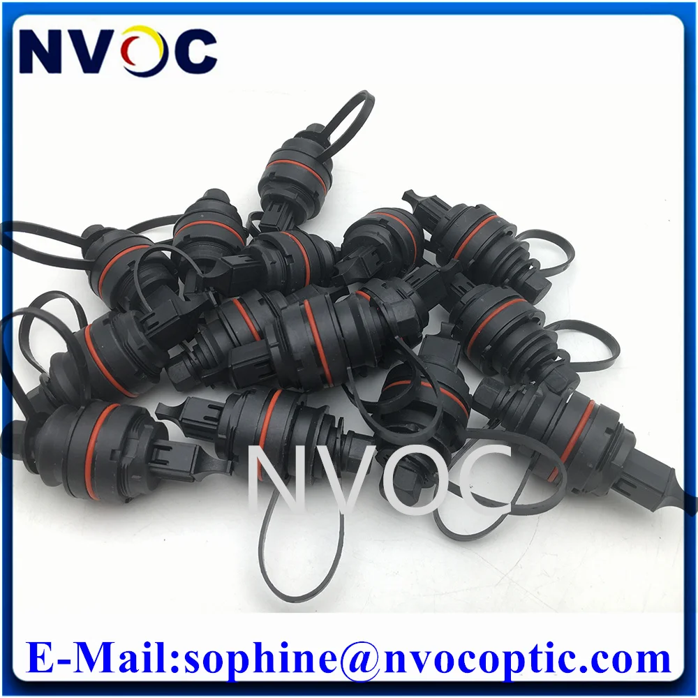 

50Pcs 5G Telecom Use Mini SC/APC Compatible IP67 Corning Telecom SC Waterproof Fiber Optic Adapter Similar as OptiTap Connector