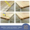 Clear Table Cover Protector,Clear Table Protector for Dining Room Table,Plastic Table Cover, Clear Plastic Tablecloth Protector, 5