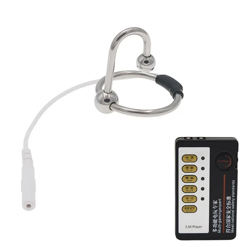 Massage Sex Toys For Male Electric Shock Masturbation Rod Urethral Sound Catheter Pulse Massage Insertion Rods Penis Plug Body