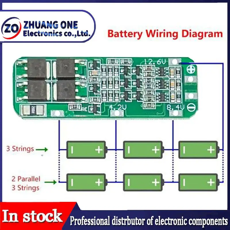 eMagTech 1 Set 7S 18650 Batteria al Litio Protezione BMS Board eMagTech 1 Set 7S 18650 Batteria al Litio Protezione BMS Board