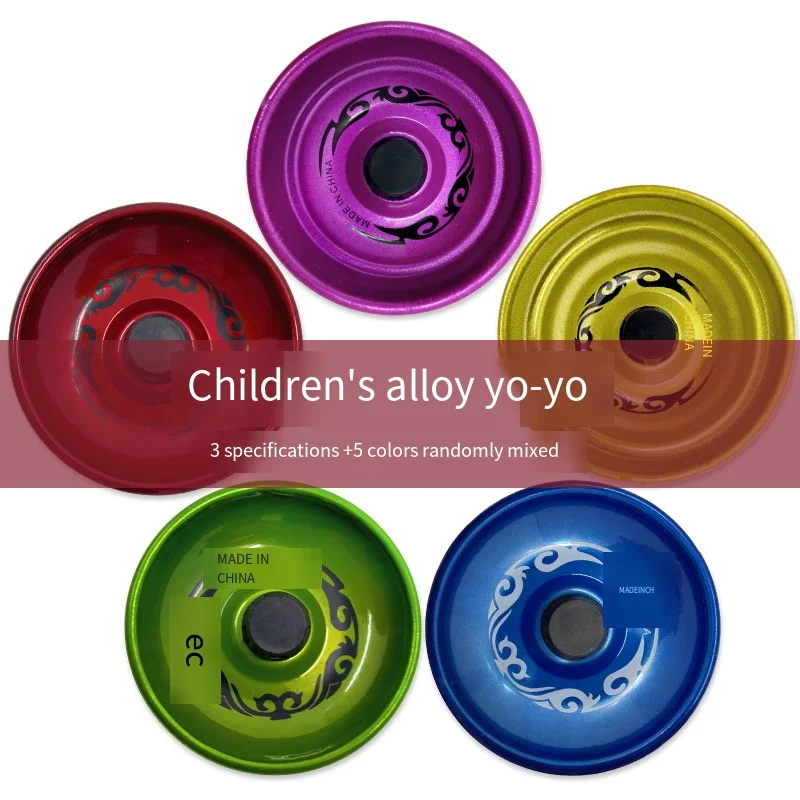 Yoyo ball magic aluminum alloy yoyo professional string trick yoyo ball bearing for beginner adult classic fashion toy for children gifts