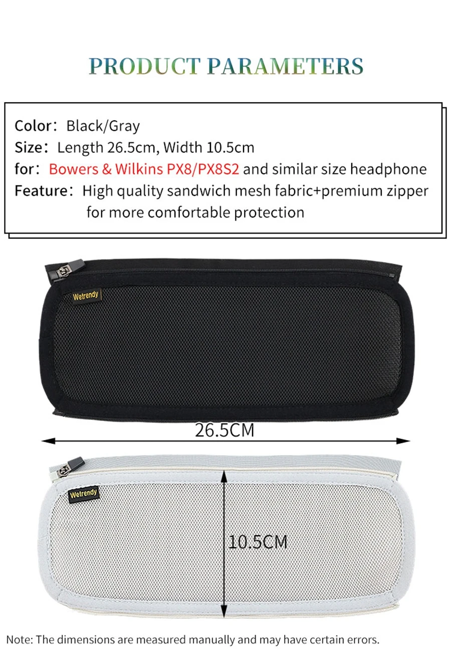 Headphone Head Beam Cover for Bowers & Wilkins PX8 PX8S2 Earphone Protective Case PX8S2 Headset Headbeam Sleeve