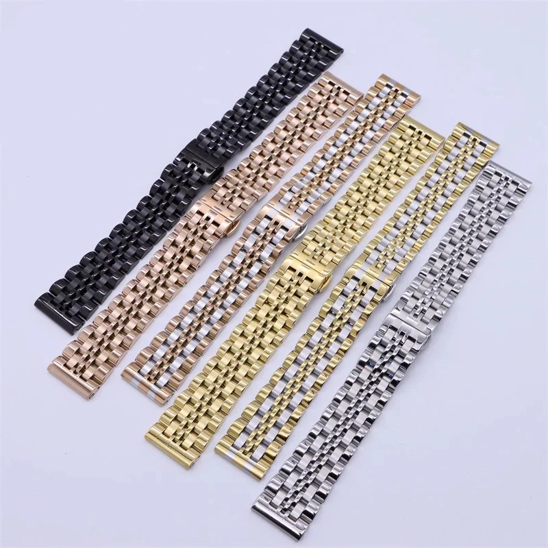 Premium Solid Stainless Steel Watch Strap Replacement Bracelet
