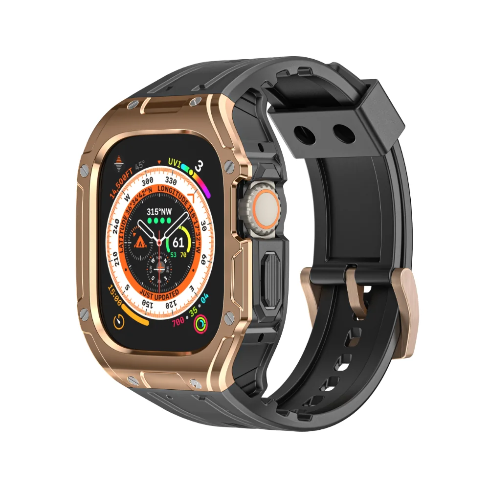 TPU integrated strap for Apple Watch ultra 49mm Modification Kit Wristband+Protective Case iWatch Series Ultra 49mm Accessories