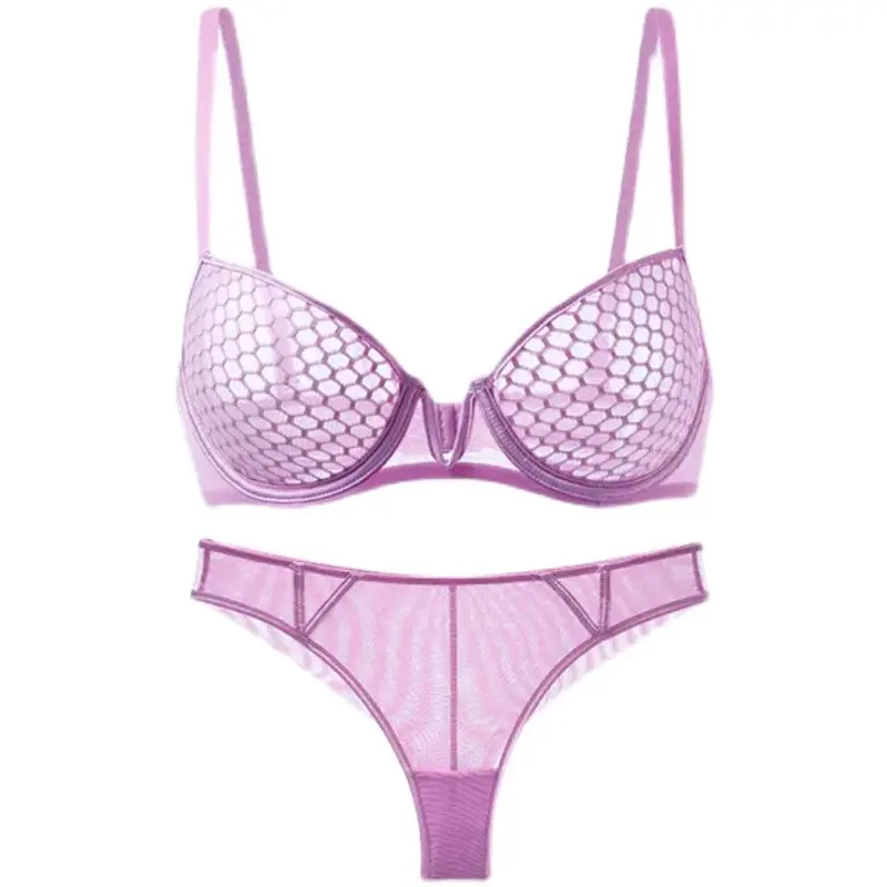 Ensemble de soutien-gorge minimisant ultra-fin style été pour femmes à forte poitrine, avec armatures souples, soutien latéral et anti-affaissement, lingerie quotidienne