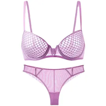 Ensemble de soutien-gorge minimisant ultra-fin style été pour femmes à forte poitrine, avec armatures souples, soutien latéral et anti-affaissement, lingerie quotidienne