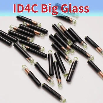 10 chip in vetro ID4C (Aftermarket) transponder per chiavi auto ID 4C per Ford, Toyota, Mazda