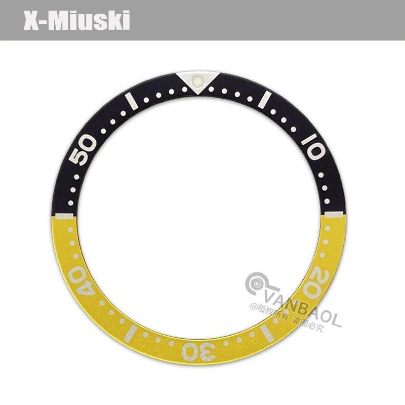 Premium 38mmx31.5mm Diving Watch Bezel Insert