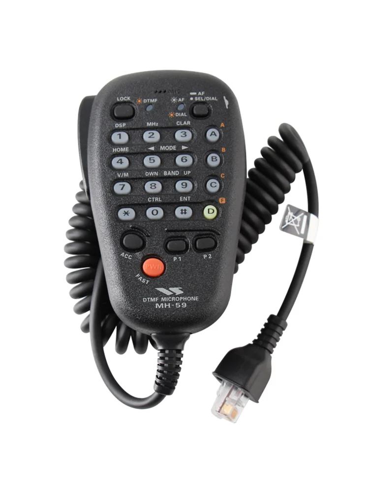 Yaesu Mh-59A8J Dtmf Microfono Portatile Microfono Digitale A Mano Ft-857D 897D