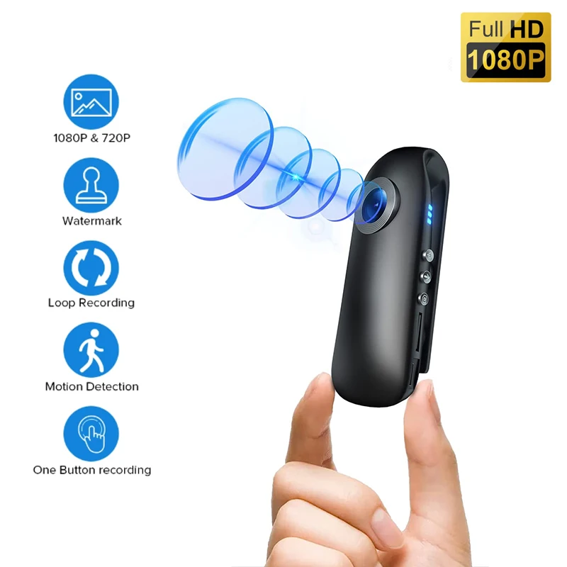 

Portable Small Body Camera Full HD 1080P Mini Camera Video Recorder Motorcycle Bike Sport DV Mini Camcorder Bodycam Police