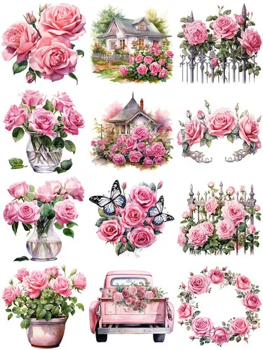 Sticker Fenêtre Fleur Autocollants Décoratifs Anti Collision Stickers Libellule Papillon