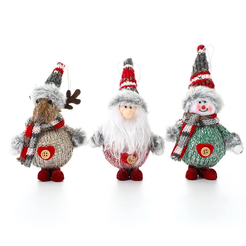 New Year Christmas Tree Decorations Cute Dolls Pendant Navidad Home Decor Christmas Tree Ornaments Xmas Gift