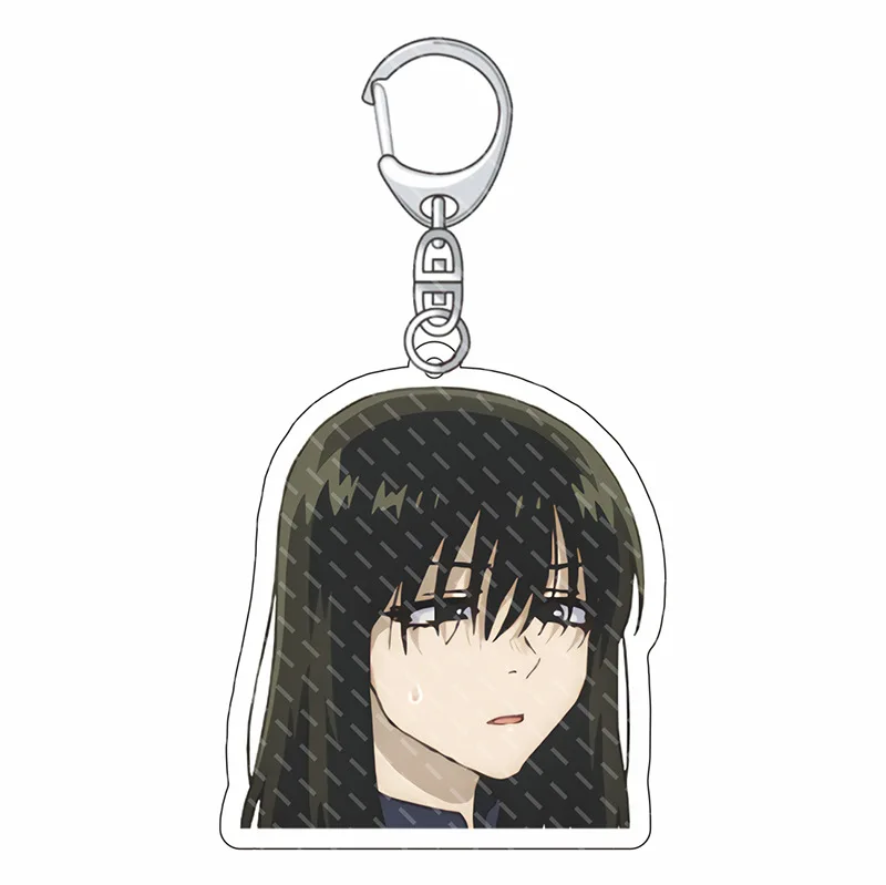 Cartoon Anime CALL OF THE NIGHT Keychain Acrylic Figure Nico Hirata Seri Kikyo Key Chain Cosplay Model Decor Sign Collections