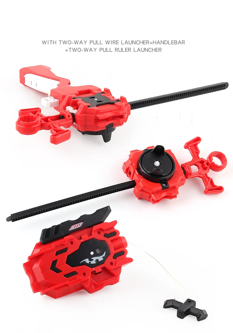 Burst Bey Kit Gyro Spinning Toy Battle Tops mit Werfern-Set, Organisationsbox, Weihnachtsgeschenk – Detail 2