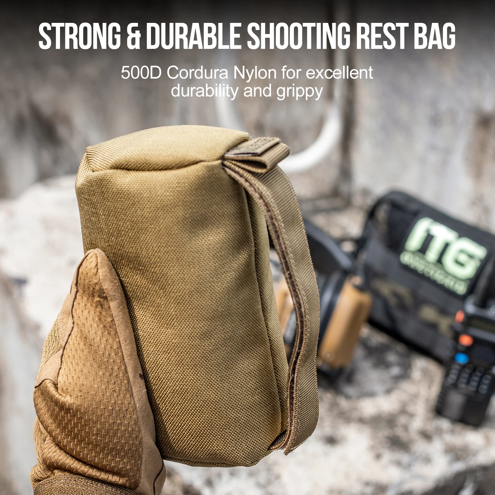Support De Tir OneTigris - Coussin Rembourré Stable Pour Fusil De Chasse