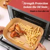 Disposable Air Fryer Paper Non-Stick Kitchen Baking Airfryer Mat Oilproof Micro-wave Barbecue Pad Baking Paper Liner Accessories 5