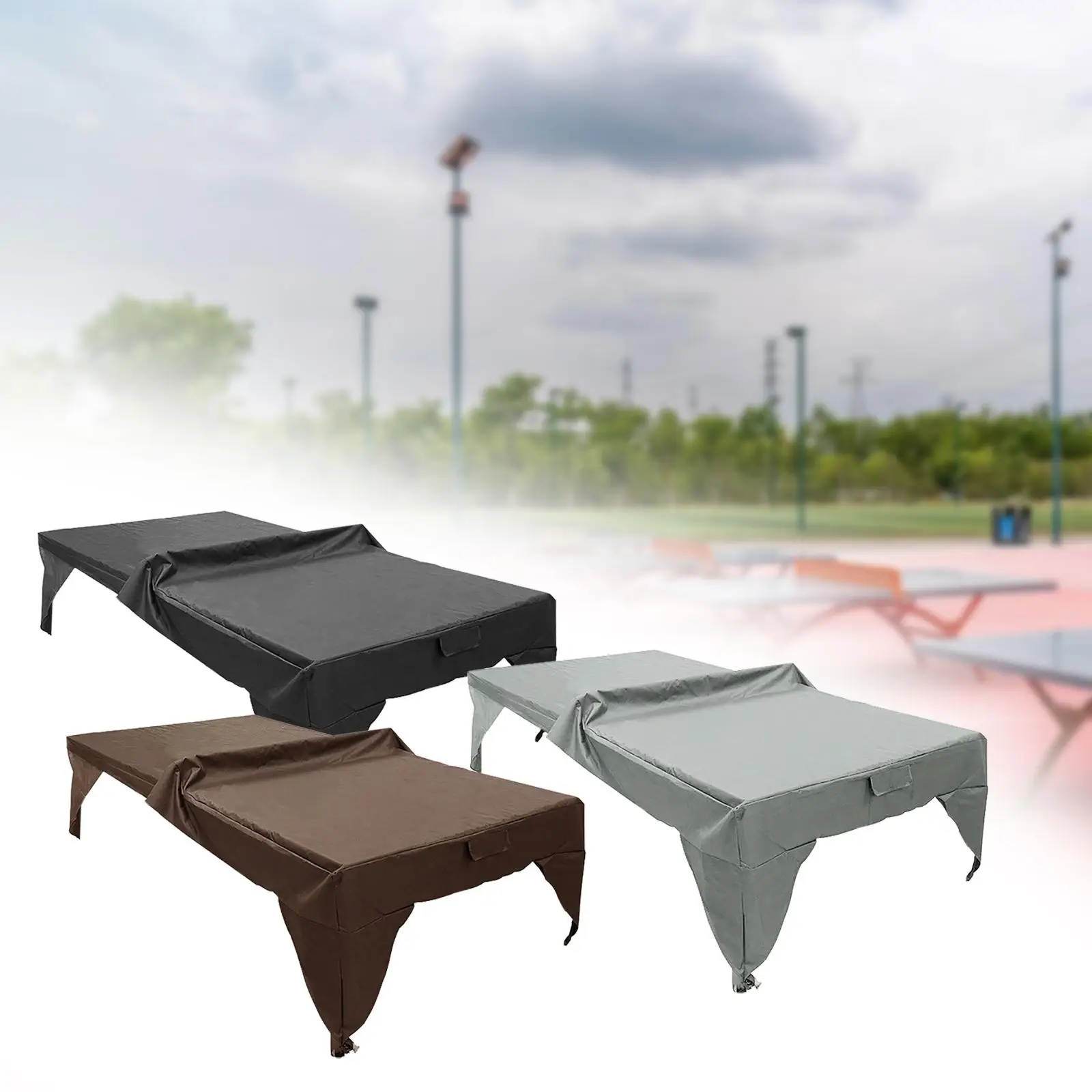 Ping Pong Table Cover Ping Pong Accessories Premium Courtyard Sun Protection Water Resistant Table Tennis Cover Dust
