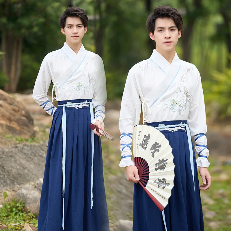 

Chinese Ming Dynasty Robe National Hanfu Dress Ancient China Costume Hanfu Men Clothing Traditional Robe Han Dynasty Tang Suit