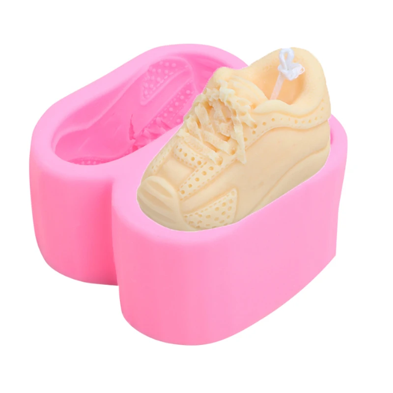 3D Large Sneaker Silicone Candle Mold Handmade Aromatherapy Candle