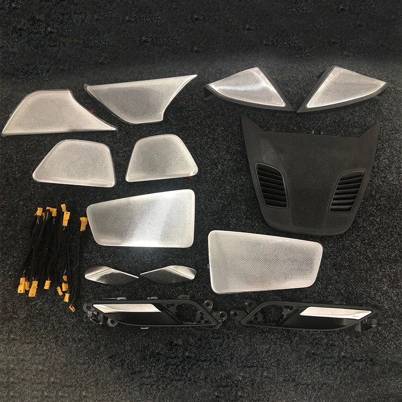 LED 커버 스피커, BMW G30 G31 5 시리즈 도어 오디오 트위터, 미드레인지 서브우퍼 앰비언트 라이트 및 다이아몬드 커버