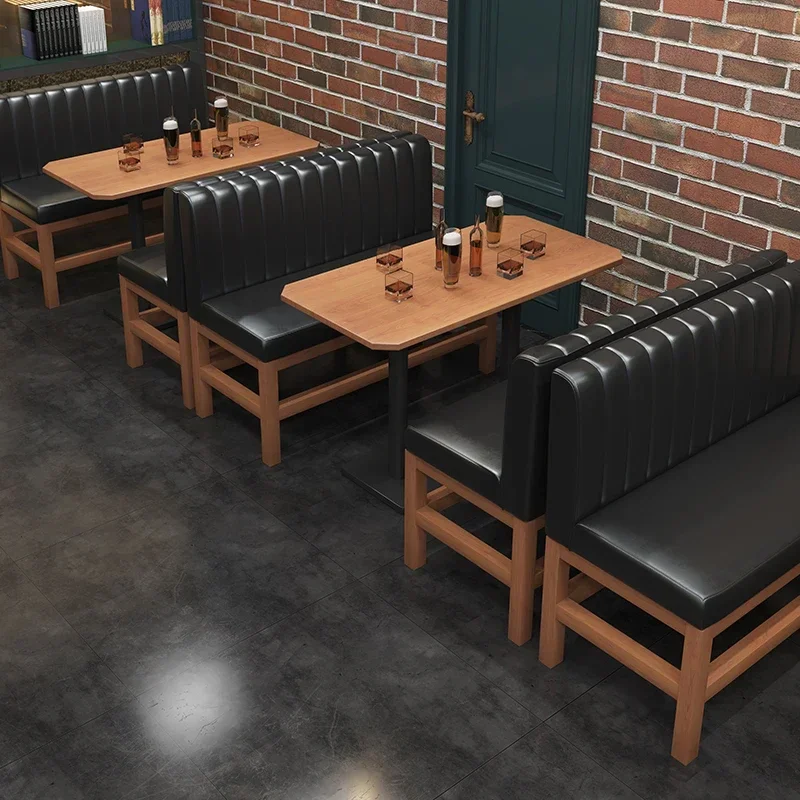 

New Retro Industrial Style Bar Bar Tables and Chairs Set Commune Theme Music Dining Bar Catering A La Carte Area Card Seat Sofa