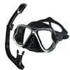 Professional Swimming Waterproof Soft Silicone Glasses Anti-Fog Plating Goggles Full Dry Breathing Tube Diving Mask 4