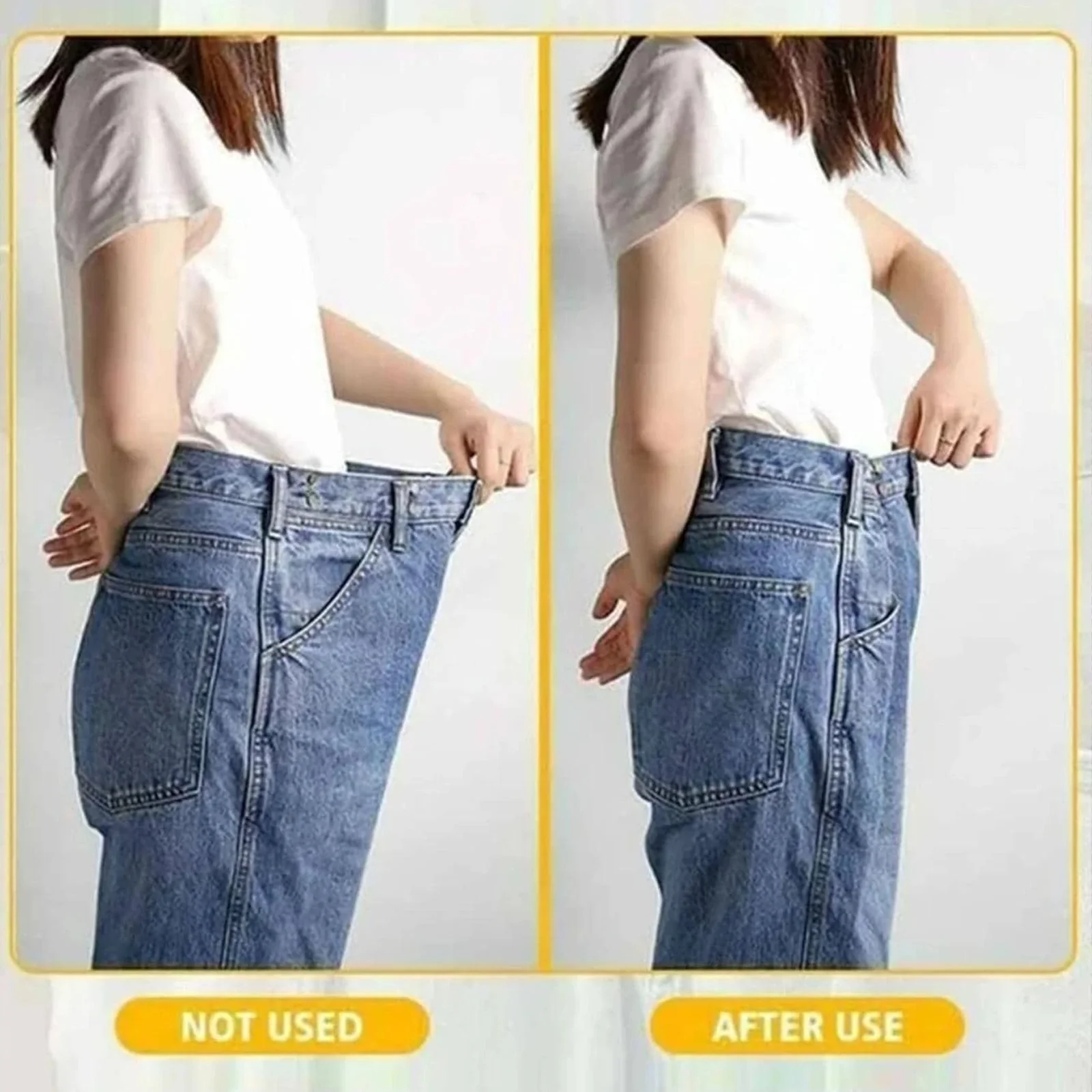 청바지 허리 조절 버클, 탈착식, 조절식, 쉬운 설치, 펀치프리 크리에이티브 허리 버클